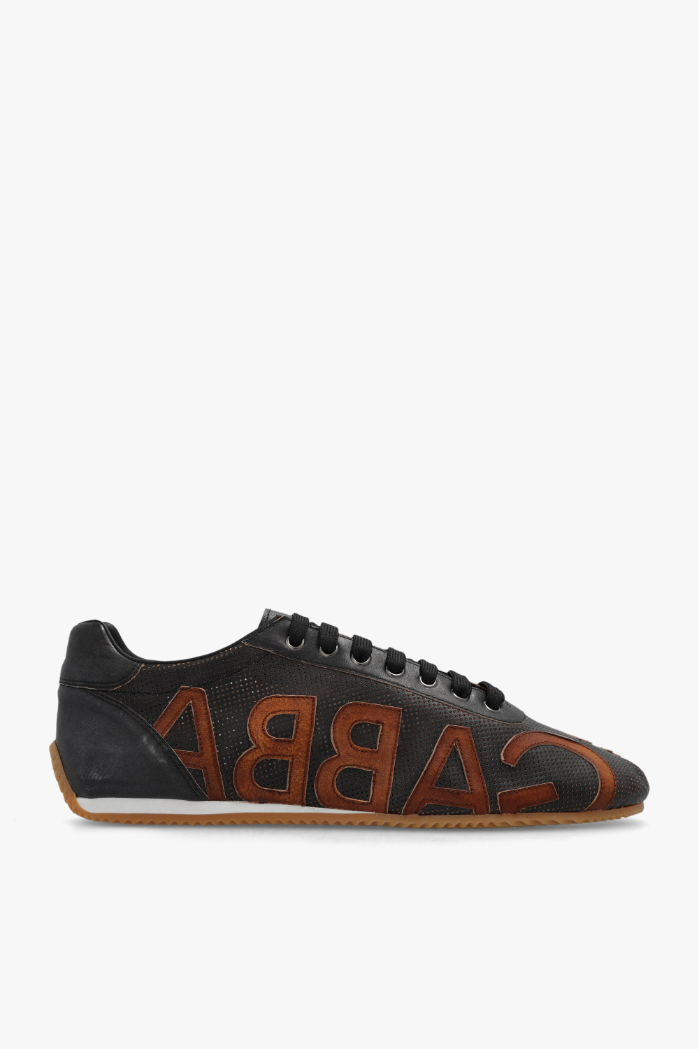 Brown dolce discount gabbana sneakers